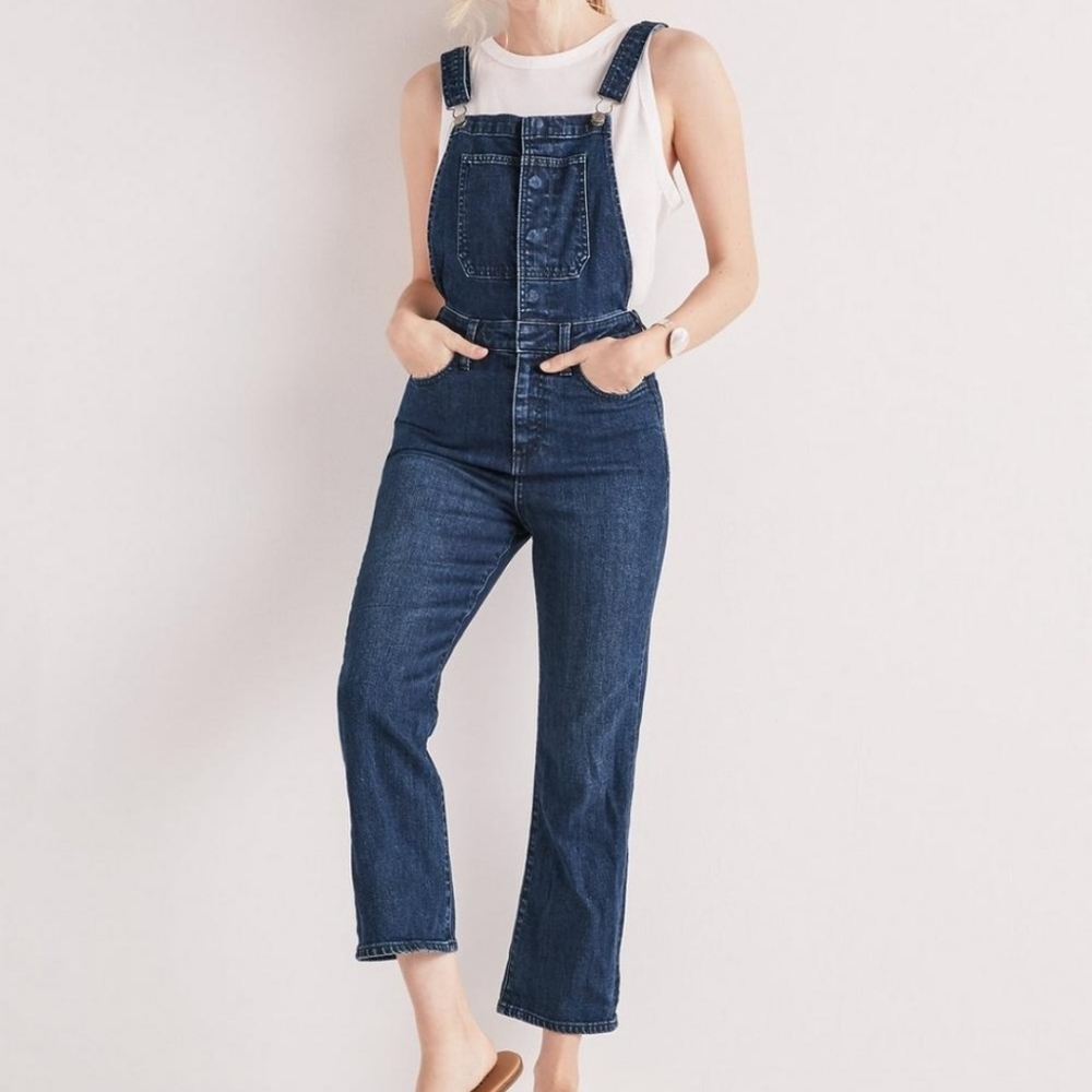 Lucky Brand Bridget Crop Flare Jean Overall